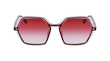 KARL LAGERFELD Damen KL6083S Sonnenbrille, Dunkle Erdbeere/Rose, Einheitsgröße im Sale